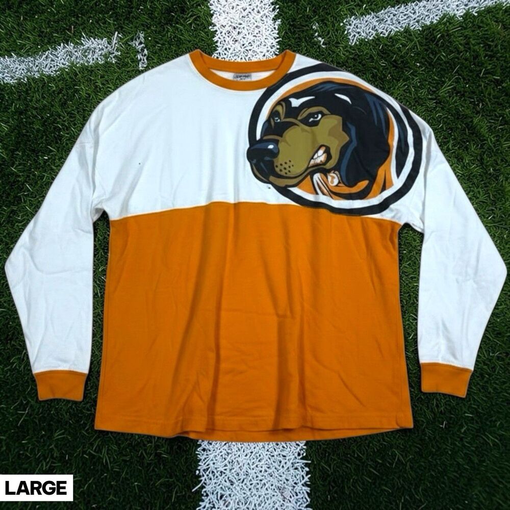 TENNESSEE VOLS Baseball Sleeve T-Shirt Womens LRG Knights‎ Apparel Smokey Mascot